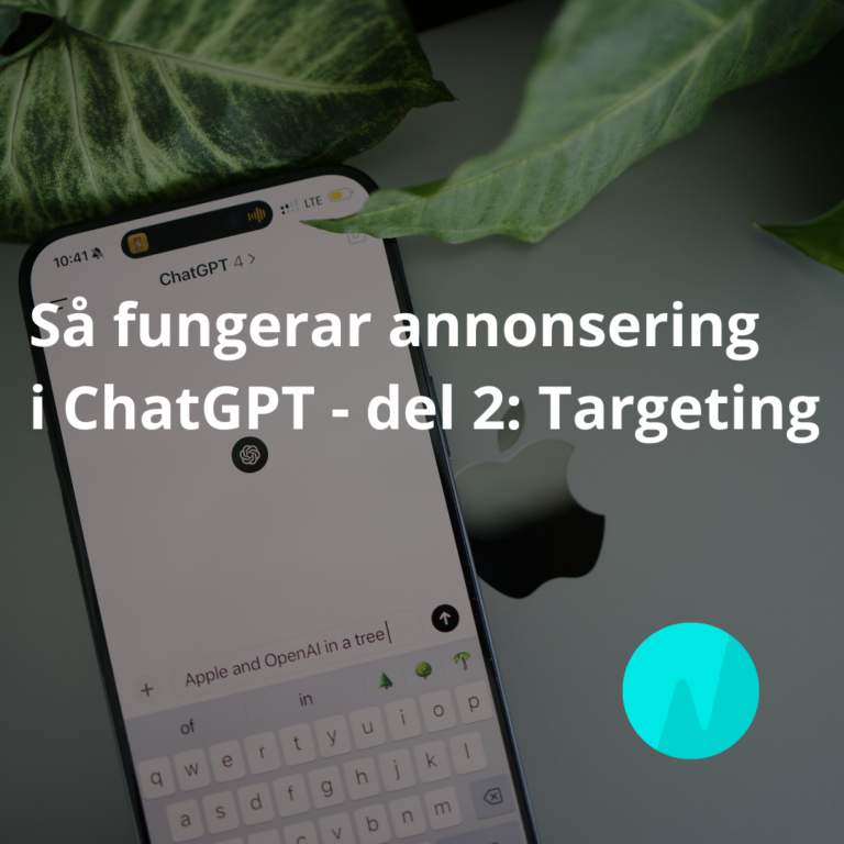 ChatGPT annonsering del 2 targeting